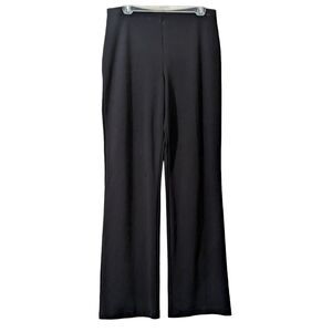 Vintage Mountain Lake Stretchy Waist Sweatpants Size Medium Black 33x34 GUC
